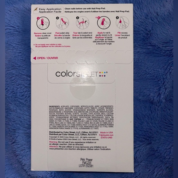Colorstreet Nail Strips - PINK POWER - Picture 3 of 4